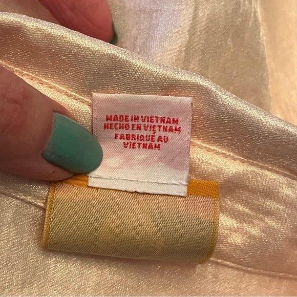 Ruby Rd Pink Denim-Style Jacket Coat Woman’s Size 6 Classic Sheen - Picture 6 of 7